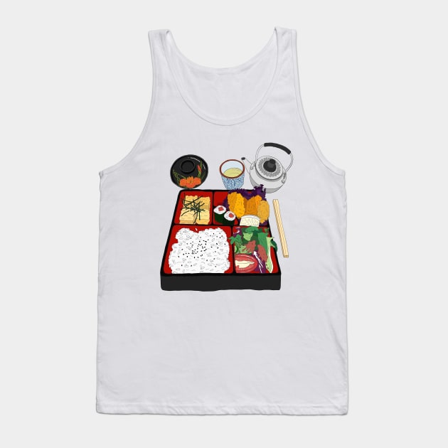 Japanese Bento Box Tank Top by lamaisondulapino